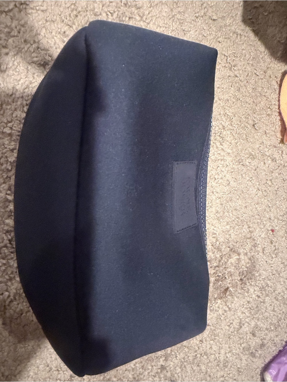 Dagne Dover Navy Compact Cosmetic Case